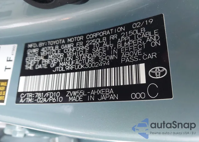 JTDL9RFU0K3002494: 43844309