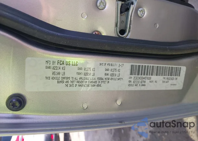 2C3CCAEG5HH570328: 43844460