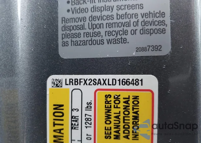 LRBFX2SAXLD166481: 43843520