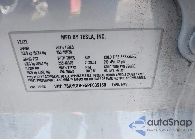 7SAYGDEE5PF635160: 43843700