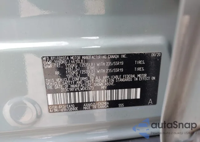 2T3C1RFV1LW083973: 43843746