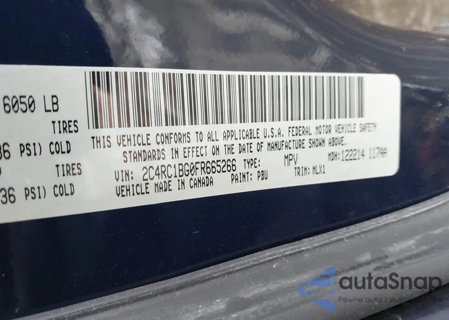 2C4RC1BG0FR665266: 43844975