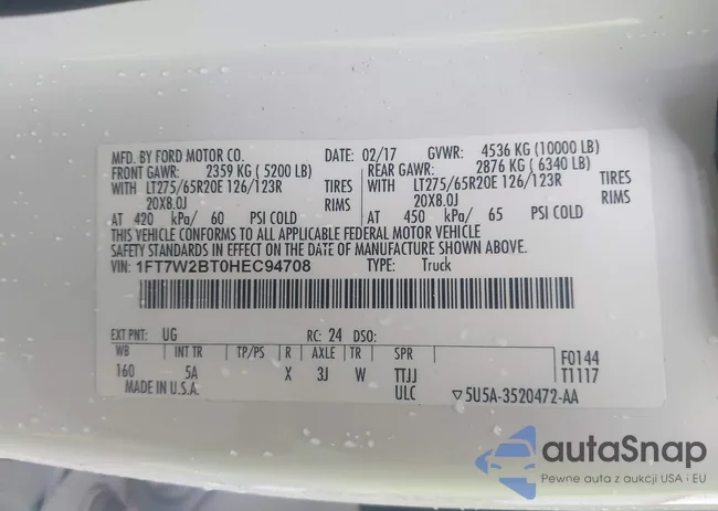 1FT7W2BT0HEC94708: 43844995