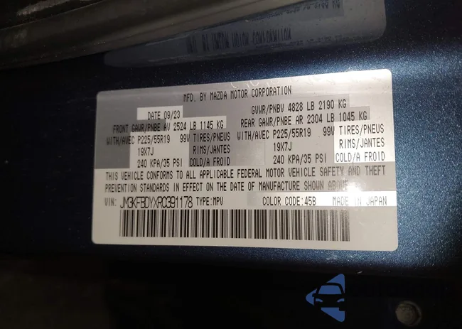 JM3KFBDYXR0391178: 43845211