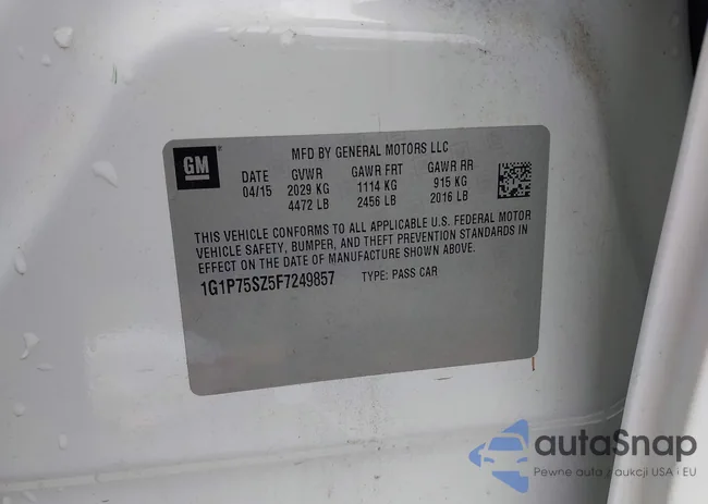 1G1P75SZ5F7249857: 43845289