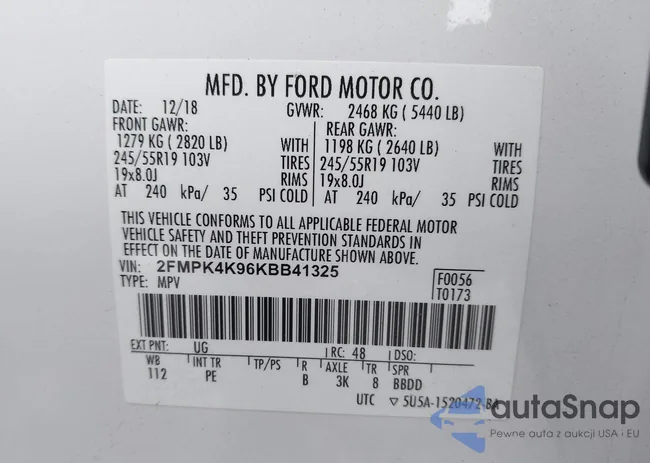 2FMPK4K96KBB41325: 43845455