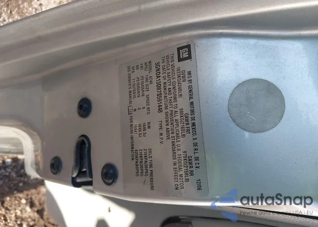 3GNDA13D87S591448: 43844515