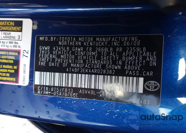 4T4BF3EK4AR028382: 43844672