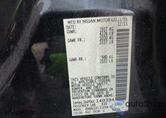 1N4AL3AP0GC140394: 43846035