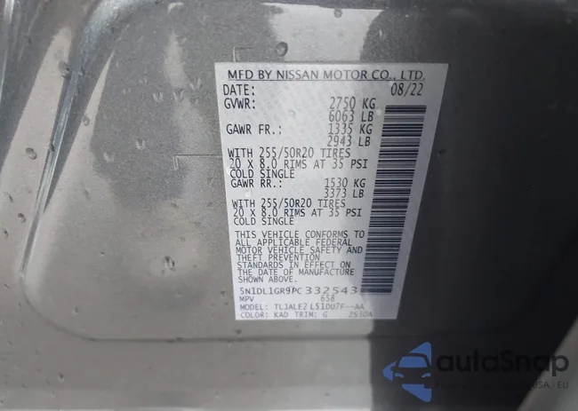 5N1DL1GR9PC332543: 43846088