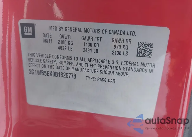 2G1WB5EK0B1326778: 43846098