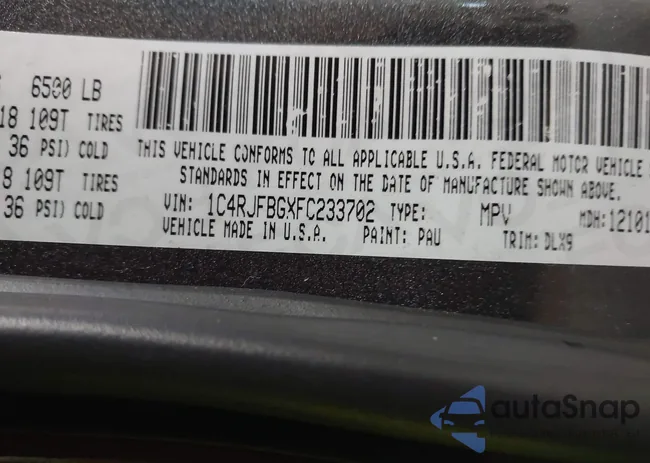 1C4RJFBGXFC233702: 43846255