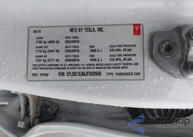 5YJ3E1EA8JF032669: 43846443