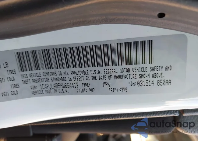 1C4PJLAB5HW654417: 43845596