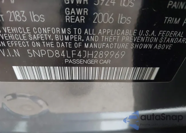 5NPD84LF4JH289969: 43845712