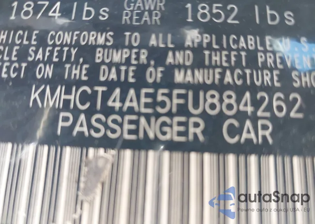KMHCT4AE5FU884262: 43845785