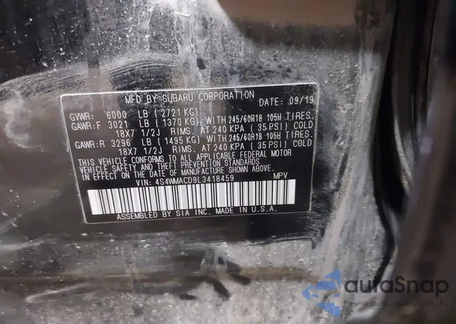 4S4WMACD9L3418459: 43845880