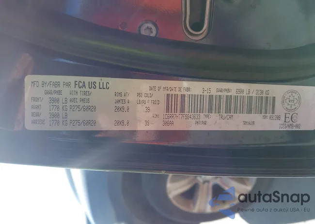 1C6RR7HT7FS643633: 43846903