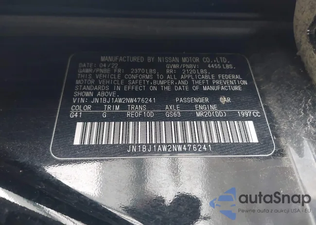 JN1BJ1AW2NW476241: 43847197