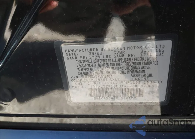 3N1CP5CV2PL518107: 43847200