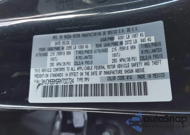 3MVDMBBM9RM700724: 43847391