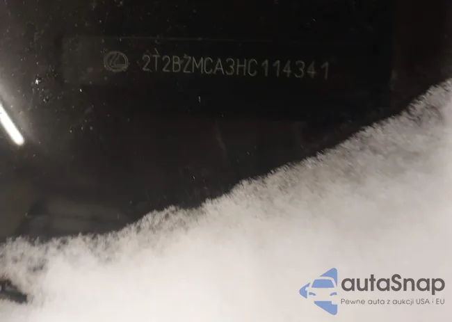 2T2BZMCA3HC114341: 43846591