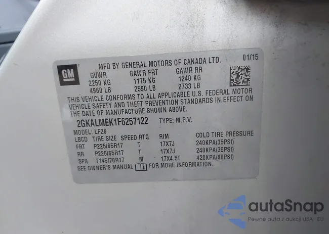 2GKALMEK1F6257122: 43846699