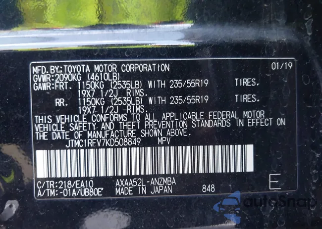 JTMC1RFV7KD508849: 43846815