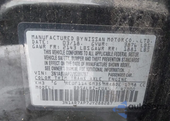 3N1AB7AP7JY288287: 43846823