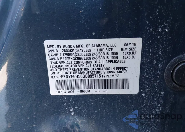 5FNYF6H58GB095715: 43846864