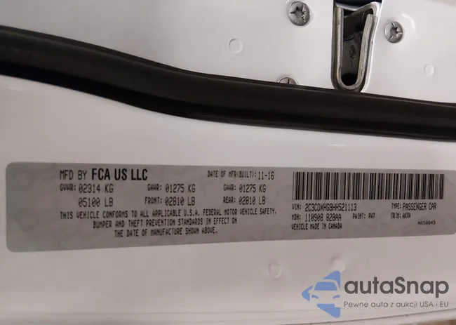 2C3CDXHG9HH521113: 43847919