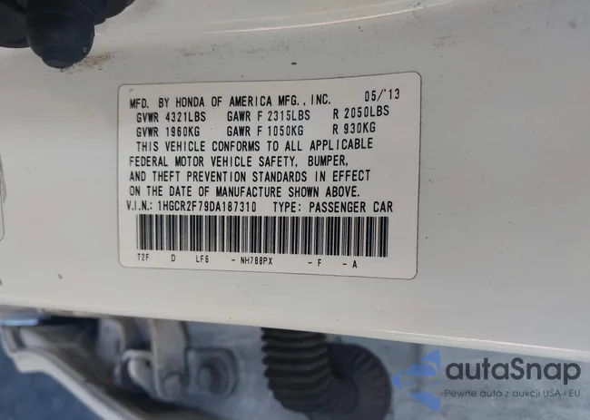 1HGCR2F79DA187310: 43848127