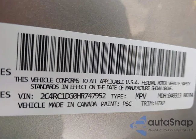 2C4RC1DG0HR747952: 43848163