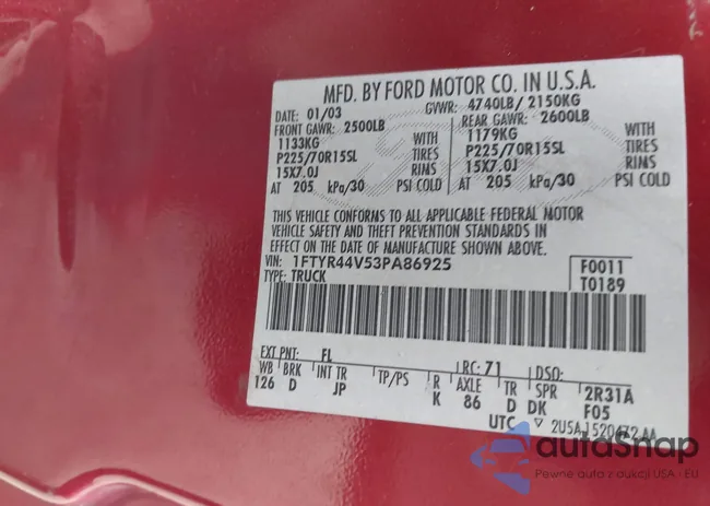 1FTYR44V53PA86925: 43848196