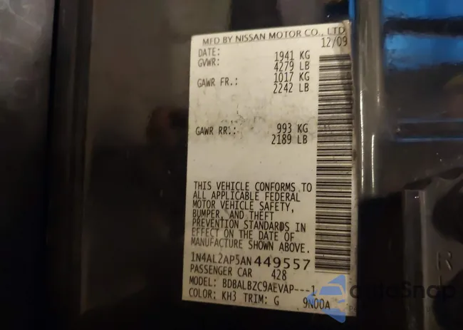 1N4AL2AP5AN449557: 43848307