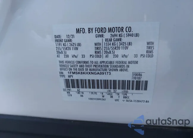 1FMSK8KHXNGA09173: 43848348