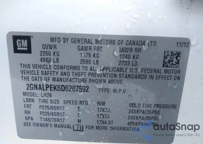 2GNALPEK6D6207592: 43848368