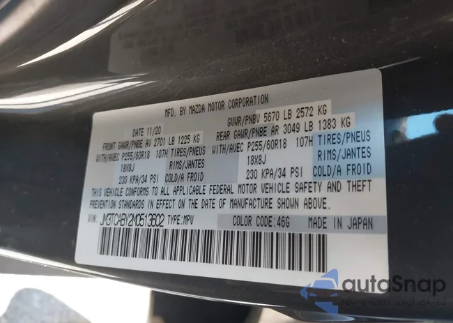 JM3TCABY2M0513602: 43847541