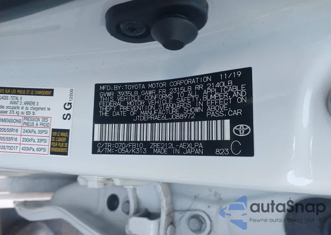 JTDEPRAE6LJ088972: 43847662