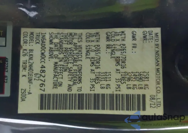 1N6AD0CW0CC482767: 43847756