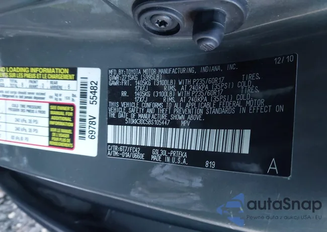 5TDKK3DC5BS105447: 43847889