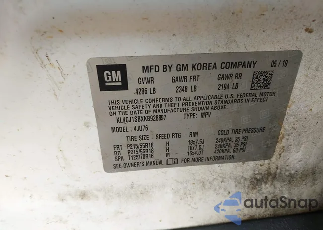 KL4CJ1SBXKB928897: 43849255