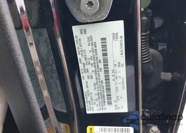 1FMDE8BH1SLA67191: 43849340