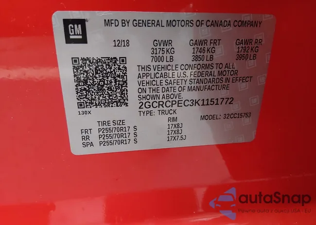 2GCRCPEC3K1151772: 43848519