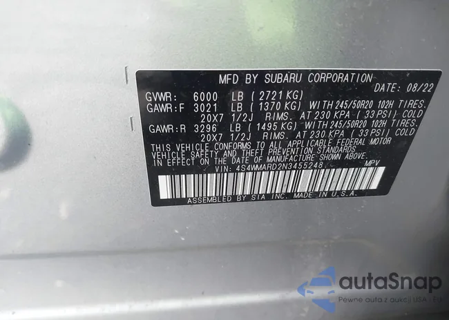 4S4WMARD2N3455248: 43848825