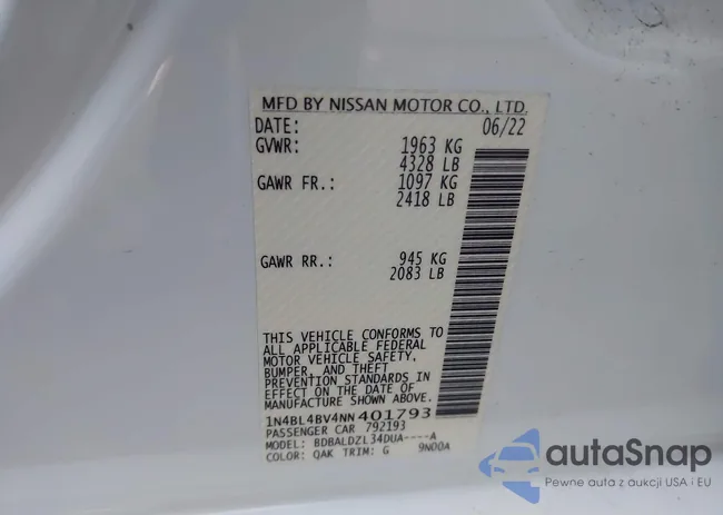 1N4BL4BV4NN401793: 43848879