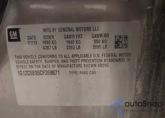 1G1ZC5E05CF268671: 43849989