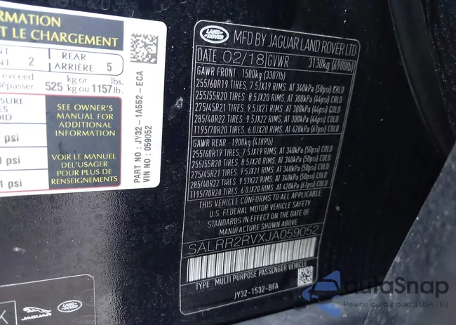 SALRR2RVXJA059052: 43850144