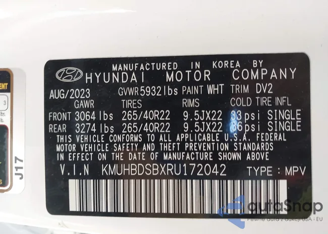 KMUHBDSBXRU172042: 43849636