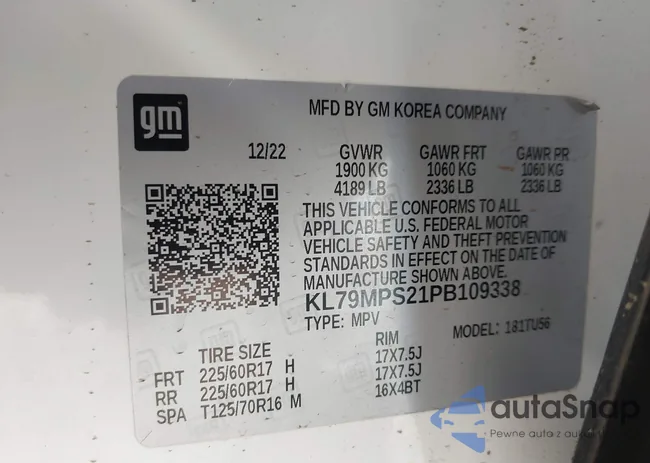 KL79MPS21PB109338: 43851268